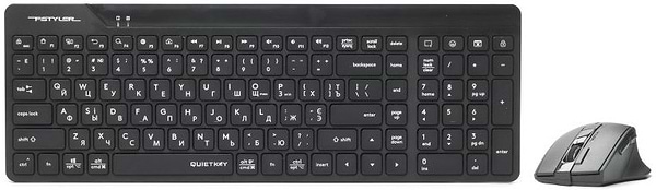 Фото - Клавиатура+мышь беспроводная A4tech FG2400 Air2 (Black)