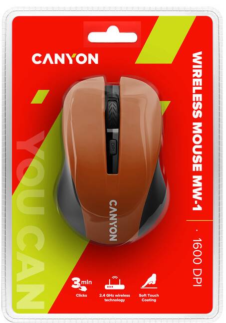 Фото - Миша бездротова Canyon CNE-CMSW1O Orange