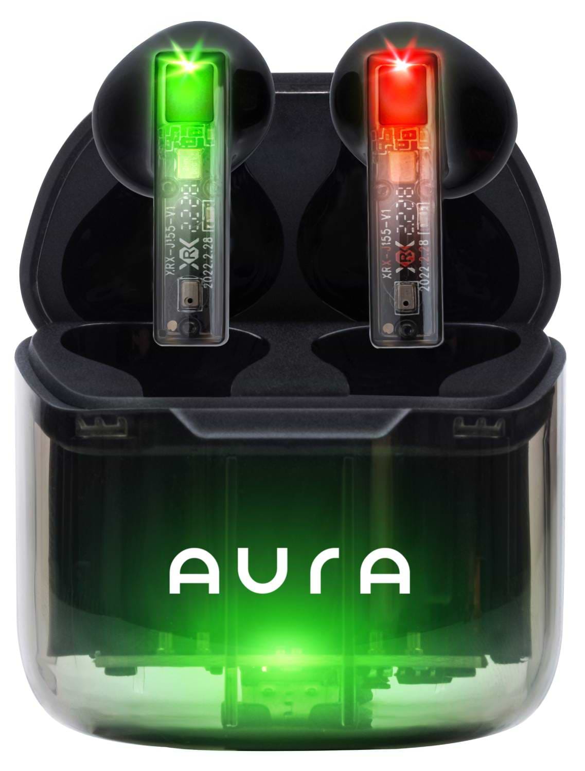 Наушники вкладыши беспроводные TWS Aura 6 Black (TWSA6B) - Фото 1