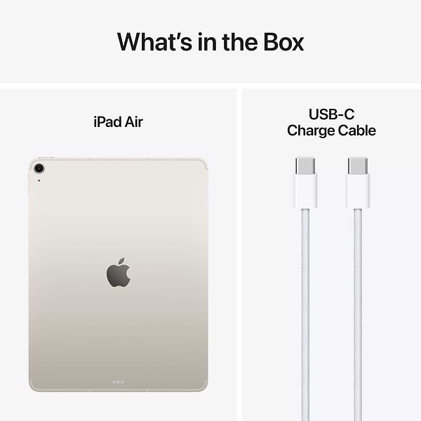 Фото - Планшет Apple iPad Air 13'' (M3) Cellular 256GB (MCJ74) Starlight