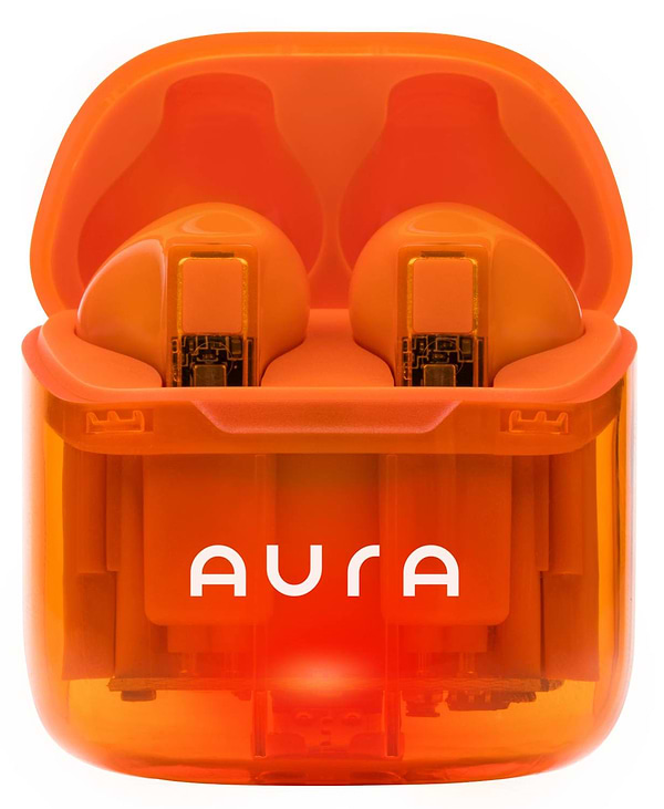 Фото - Наушники вкладыши беспроводные TWS Aura 6 Orange (TWSA6O)