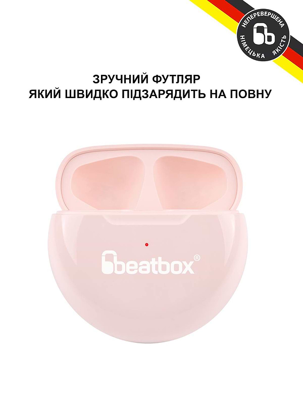Фото - Наушники вкладыши беспроводные TWS BeatBox PODS PRO 6 pink (bbppro6p)