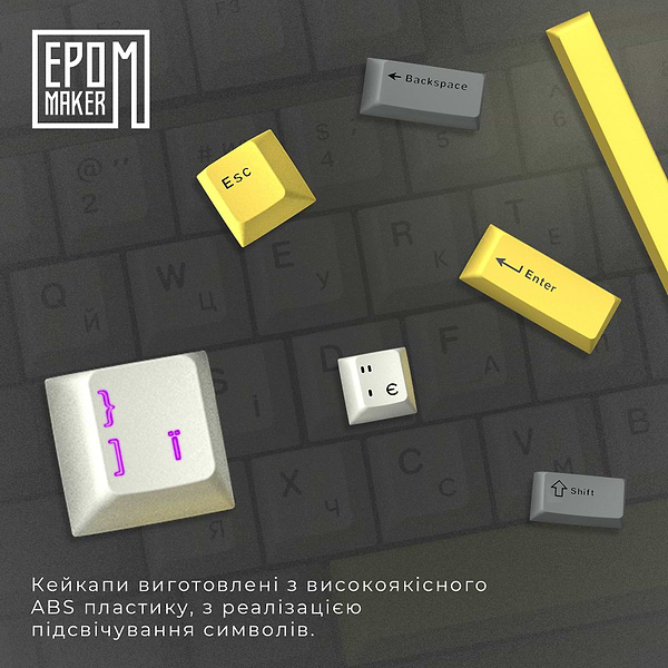 Фото - Клавиатура беспроводная игровая EPOMAKER AK820 Pro Gift Switch Hot-Swap Black (AK820-PRO-B-G)