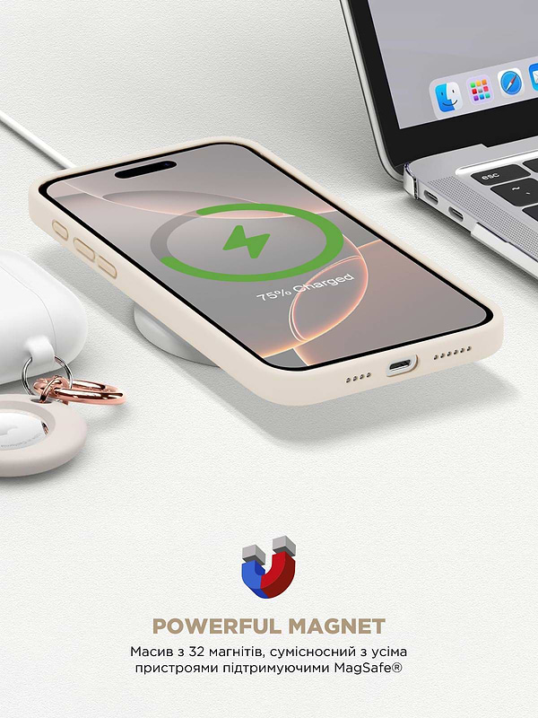 Фото - Чохол для смартфону Armorstandart ICON2 MagSafe for Apple iPhone 16 Pro Max Ivory (ARM80195)