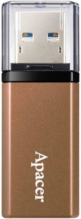 Флеш USB Apacer AH25C 64GB Bronze Brown USB 3.2 (AP64GAH25CJ-1)
