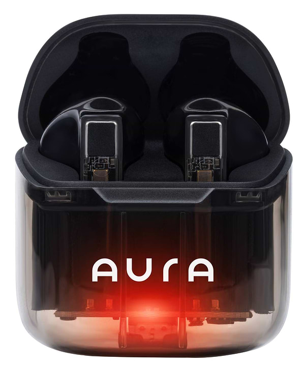 Фото - Уценка - Наушники вкладыши беспроводные TWS Aura 6 Black (TWSA6B)