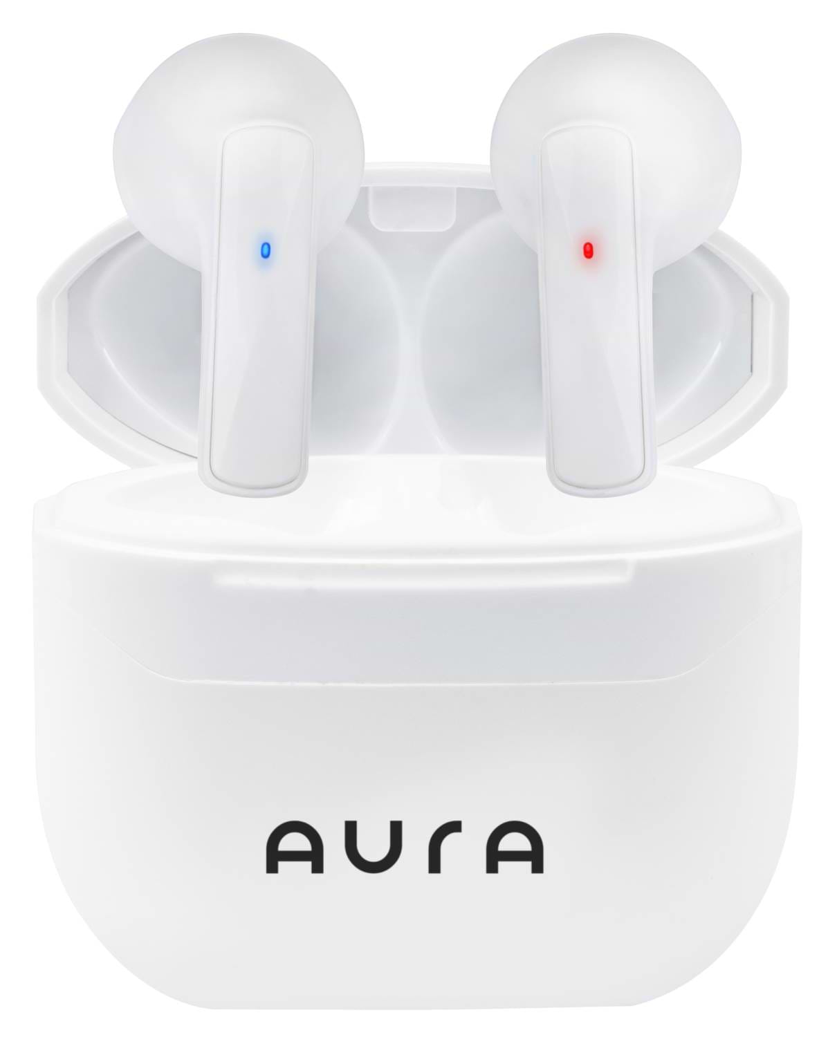 Наушники вкладыши беспроводные TWS Aura 1 White (TWSA1W) - Фото 1