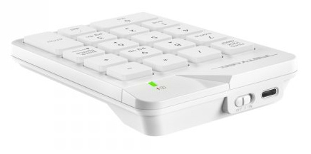 Фото - Клавіатура бездротова A4tech FGK21C (White)