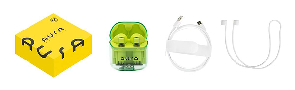 Фото - Навушники вкладиші бездротові TWS Aura 6 Green (TWSA6G)