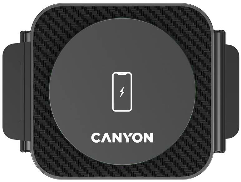 Бездротовий зарядний пристрій Canyon WS-305 3 в 1 QI Black (CNS-WCS305B) - Фото 1