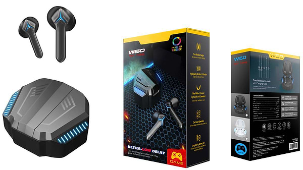 Фото - Наушники вкладыши беспроводные TWS Ovleng W60 Black (OVLTWSGEW60B)