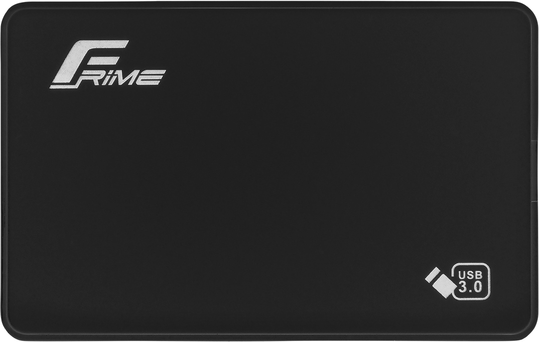 Зовнішній карман Frime 2.5" SATA HDD/SSD Plastic USB 3.0 Black (FHE10.25U30) - Фото 1