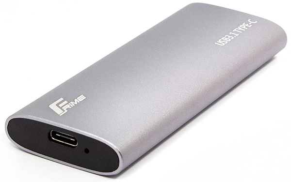 Фото - Внешний карман Frime M.2 NVMe PCIe Metal USB 3.2 Type-C Silver (FHE401.M2UC)