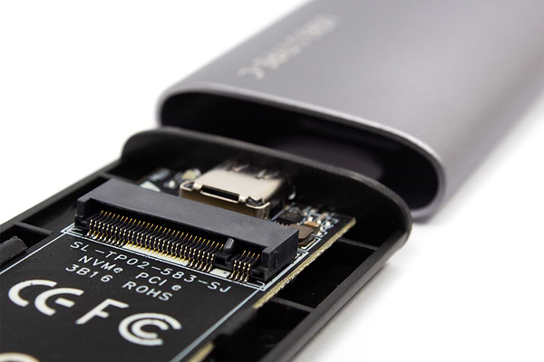 Фото - Внешний карман Frime M.2 NVMe PCIe Metal USB 3.2 Type-C Silver (FHE401.M2UC)