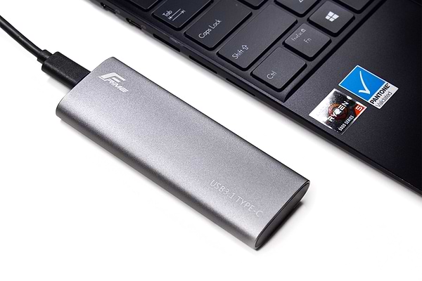 Фото - Внешний карман Frime M.2 NVMe PCIe Metal USB 3.2 Type-C Silver (FHE401.M2UC)