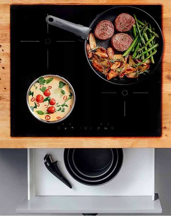 Фото - Набор посуды со съемной ручкой Tefal L925SF14 Ingenio Emotion 15 пр