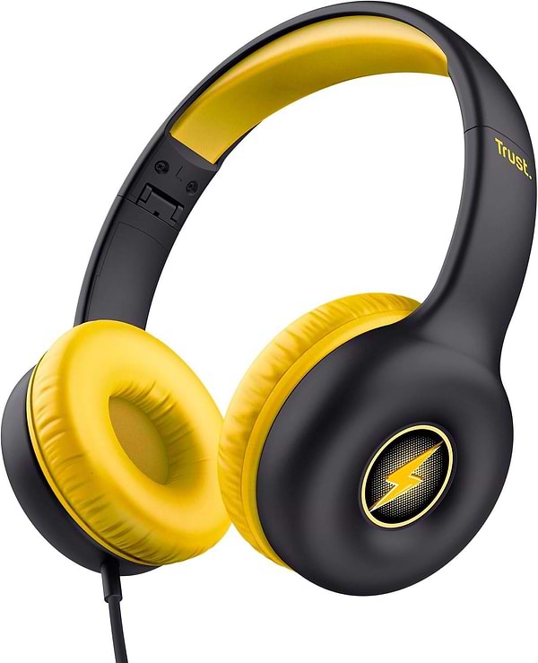 Фото - Наушники накладные проводные Trust Nouna Headphones mini-jack, Mic Black (25406)