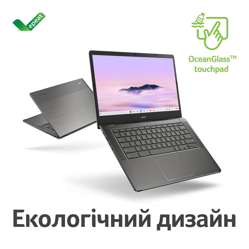 Фото - Ноутбук Acer Chromebook Plus CB514-4H (NX.KUZEU.001) Silver