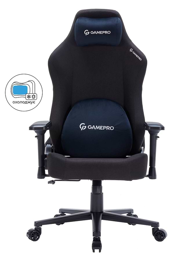 Фото - Кресло для геймеров GamePro FGC750B Size L Fabric Black