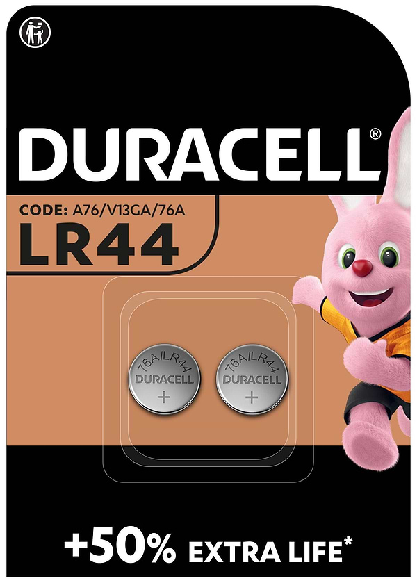 Фото - Батарейка Duracell LR44 2 шт.