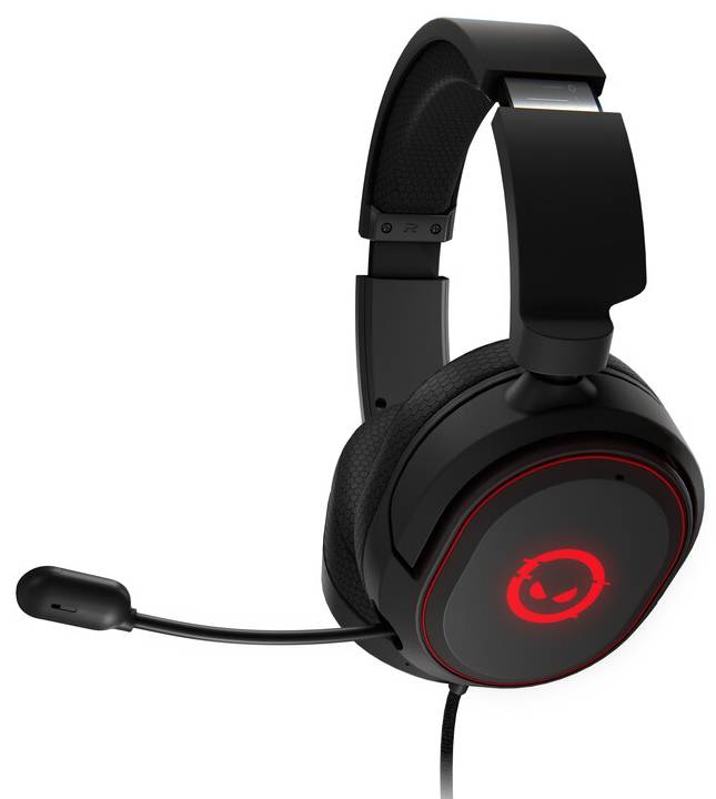 Фото - Гарнітура дротова ігрова Lorgar Kaya 460 Gaming RGB USB Black (LRG-GHS460)