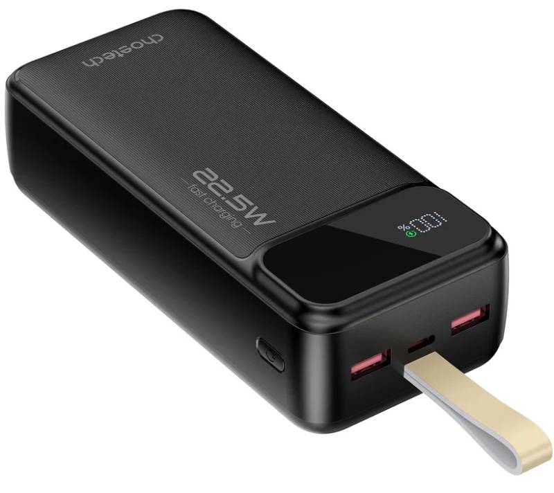 Батарея мобильная Choetech B730 30000mAh PD 22.5W Black (B730-ACBK) - Фото 1