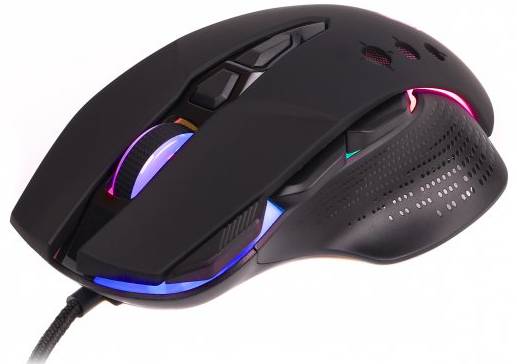 Мышь проводная игровая Maxxter Instant 825 Black (McG-9B-I825) - Фото 1