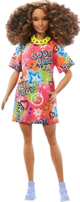 Фото - Лялька Barbie "Модниця" в яскравій сукні-футболці (HJT00) Фото - Лялька Barbie "Модниця" в яскравій сукні-футболці (HJT00)