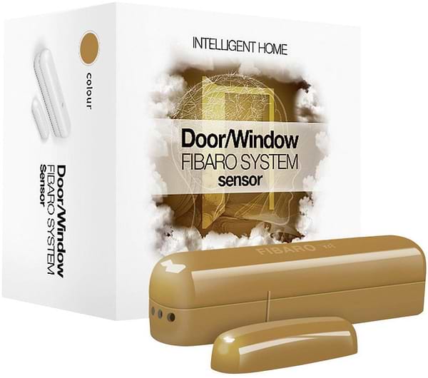 Фото - Бездротовий датчик відкриття дверей/вікон Fibaro Door/Window Sensor Cappuccino (FIB_FGK-105)