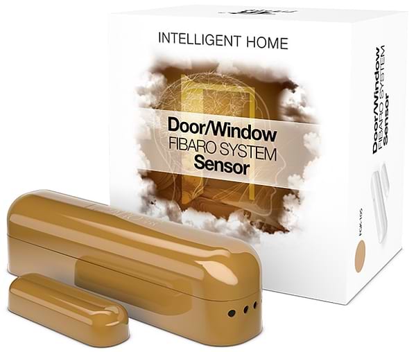 Фото - Бездротовий датчик відкриття дверей/вікон Fibaro Door/Window Sensor Cappuccino (FIB_FGK-105)