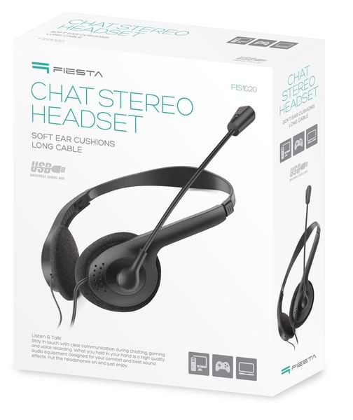 Фото - Гарнітура дротова Fiesta MIC FIS1020 Stereo USB