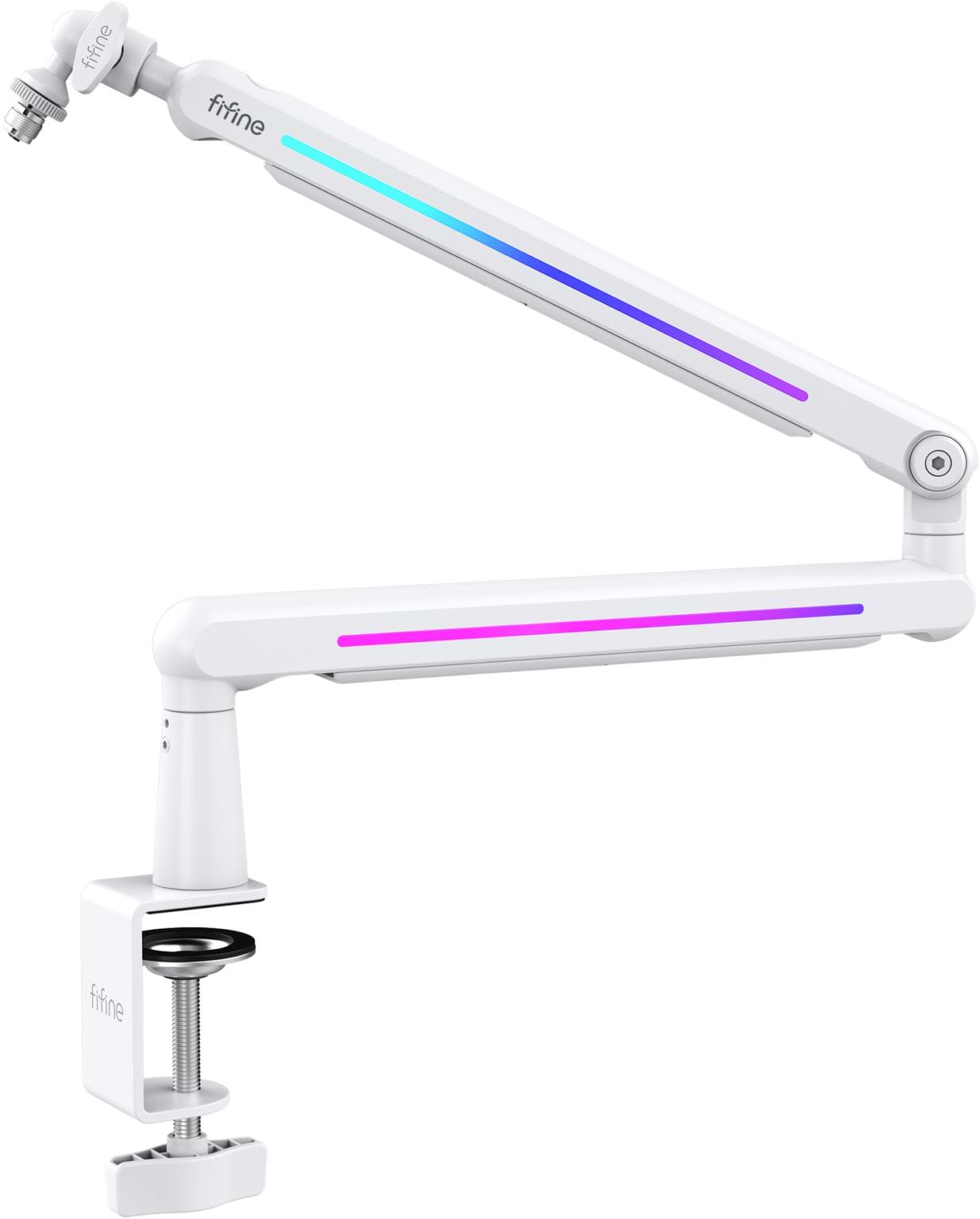 Стійка-пантограф для мікрофона Fifine BM88PROW RGB White