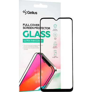 Фото - Защитное стекло для смартфона Gelius Full Cover Ultra-Thin 0.25mm for Samsung A025 (A02s) Black (91067)