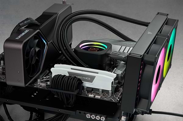 Фото - Память DDR Corsair DDR5 2x16GB/5200 Vengeance White (CMK32GX5M2B5200C40W)