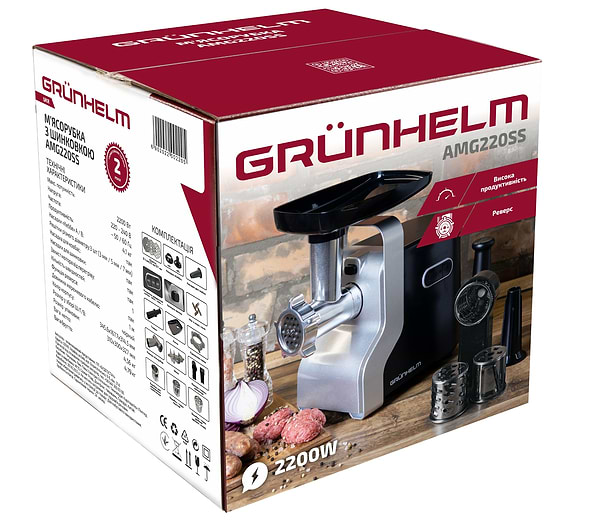 Фото - Мясорубка Grunhelm AMG220SS