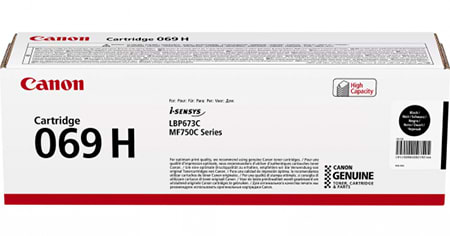 Картридж для лазерных принтеров/МФУ Canon 069H MF752Cdw/MF754Cdw/LBP673Cdw Black (5098C002)