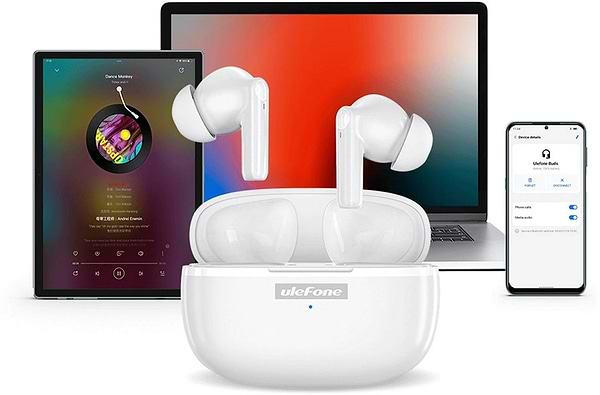 Фото - Наушники вкладыши беспроводные TWS Ulefone Buds White