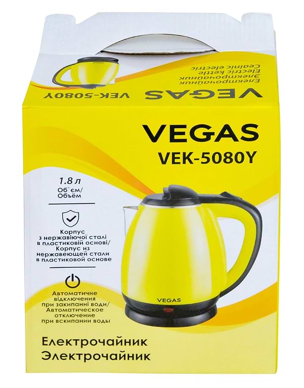 Фото - Электрический чайник Vegas VEK-5080Y