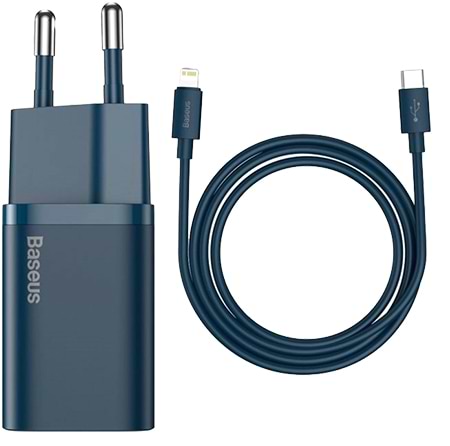 Сетевое зарядное устройство Baseus 1xUSB 20W USB-C+Cable Type-C (TZCCSUP-B03)