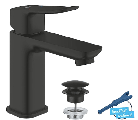 Змішувач для ванної Grohe QuickFix Dice Black S (1018572430)