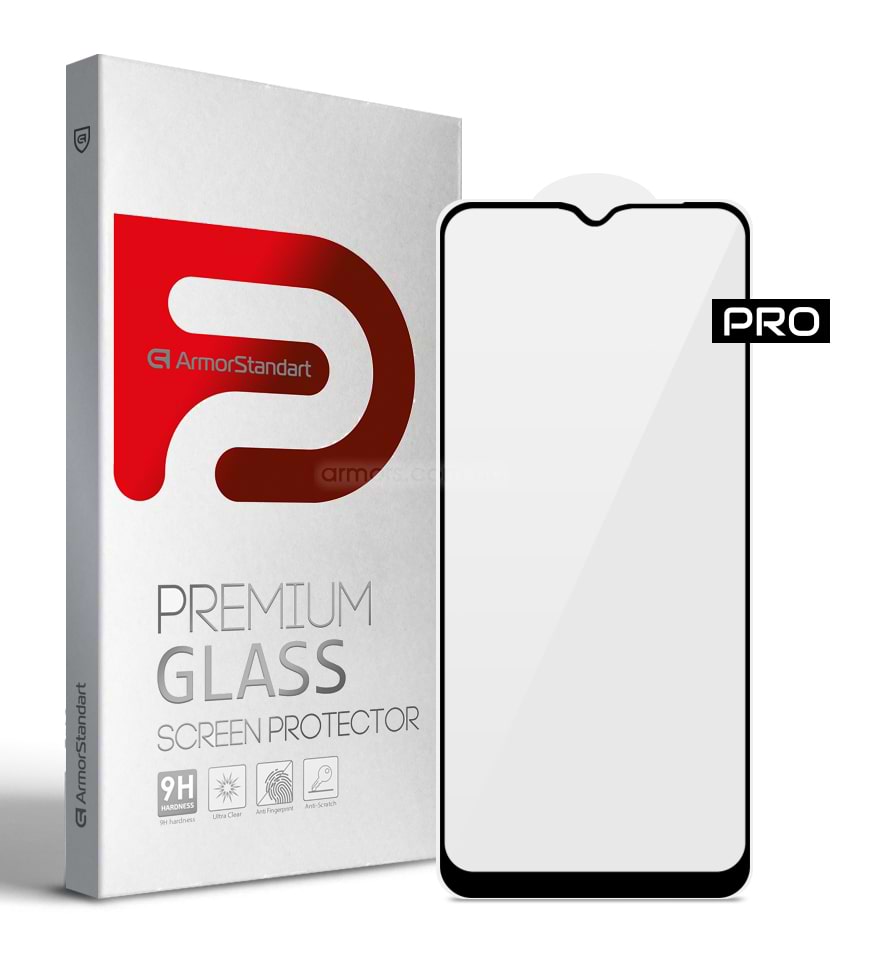 Захисне скло для смартфону Armorstandart Pro for Oppo A16 Black (ARM61019)