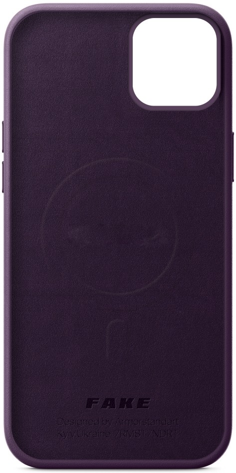 Фото - Чохол для смартфону Armorstandart Fake Leather Case for Apple iPhone 13 Dark Cherry (ARM61370)