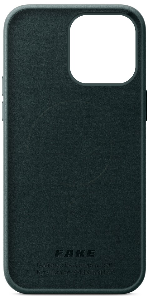 Фото - Чохол для смартфону
 Armorstandart Fake Leather Case for Apple iPhone 13 Pro Shirt Green (ARM61372)