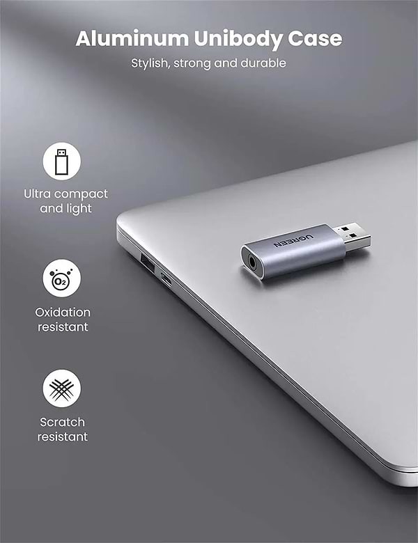 Фото - Переходник UGREEN CM383 Gray (80864)