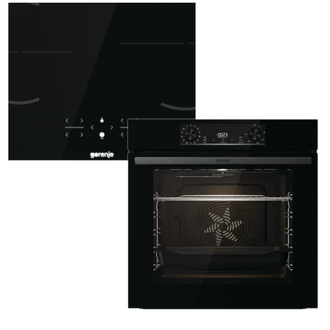 Духовой шкаф + варочная панель индукционная Gorenje BOS6737E06BG + GI6401BSC - Фото 1