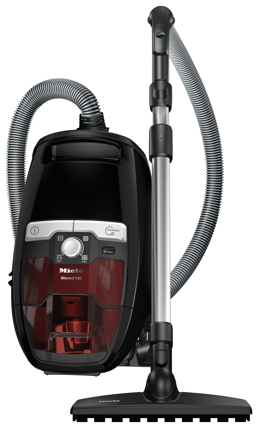 Пылесос для сухой уборки без мешка Miele SKRF3 Red Edition чёрный обсидиан - Фото 1