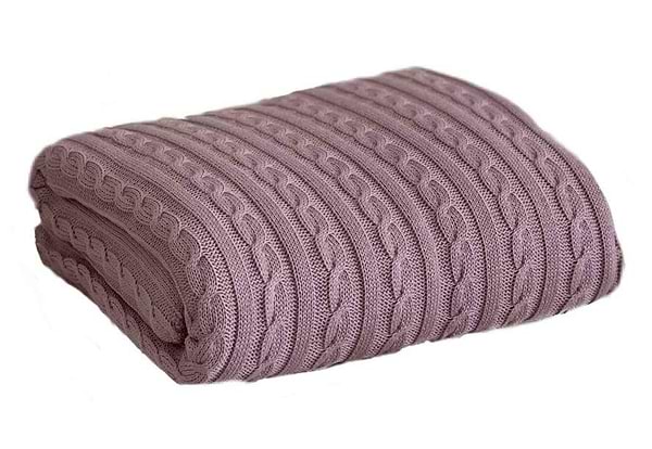Фото - Плед полуторний Прованс Exclusive Nature Темно-рожевий 140х180 см (026677)
