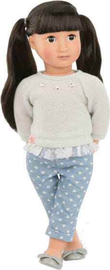 Кукла Our Generation Мэй Ли в модных джинсах 46 см (BD31074Z)