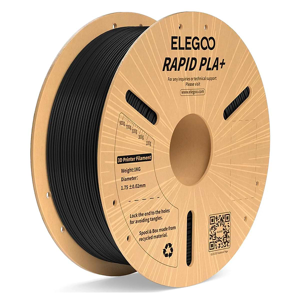 Фото - Нитка для PLA-картриджа Elegoo 1 кг 1.75 мм Black (50.203.0114)