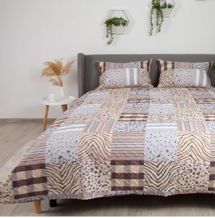 Покрывало полуторное ТЕП PROVENCE 150х210 см + 50х70 см Сафари (4-04206_30046)